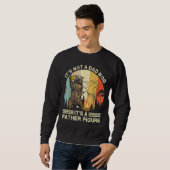Sweatshirt Bear Camping Ce n'est pas un papa Bod C'est un pèr (Devant entier)
