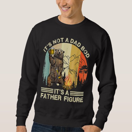 Sweatshirt Bear Camping Ce n'est pas un papa Bod C'est un pèr (Devant)
