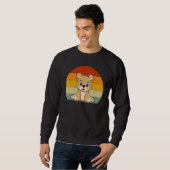 Sweatshirt Bear  Retro Style Vintage (Devant entier)