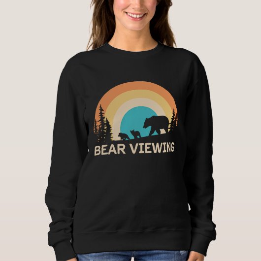 Sweatshirt Bear Viewing in Zoo National Park or Alaska Cruise (Devant)