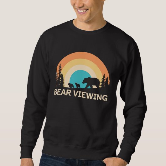 Sweatshirt Bear Viewing in Zoo National Park or Alaska Cruise (Devant)