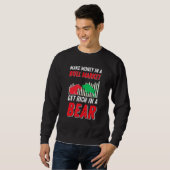 Sweatshirt Bear Vs Bull (Devant entier)