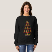 Sweatshirt Bear Xmas Holiday Santa Bear Christmas Tree (Devant entier)