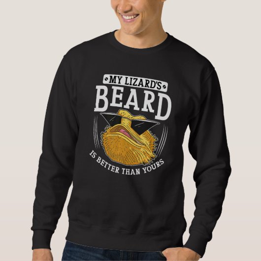 Sweatshirt Bearded Dragon Bearded Lizard Cool Lizard Dragon (Devant)