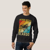 Sweatshirt Bearded Dragon Beardie Weirdo With A Beardo 1 (Devant entier)
