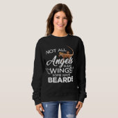 Sweatshirt Bearded Dragon Not All Angels Have Wings Some Have (Devant entier)