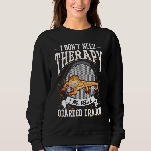 Sweatshirt Bearded Dragon Therapy (Devant)
