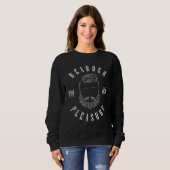 Sweatshirt Bearded For Her Pleasure Beard  Enthusiast Barber (Devant entier)