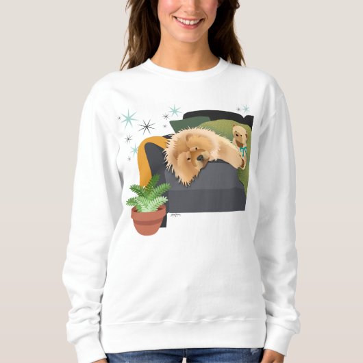 Sweatshirt BEARLY AWAKE - CHOW chemises blanches choisir styl (Devant)