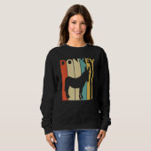 Sweatshirt Beau animal âne (Devant entier)