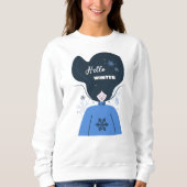 Sweatshirt Beau Bonjour hiver (Devant)