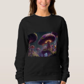 Sweatshirt beau champignon violet (Devant)