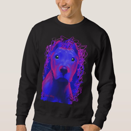 Sweatshirt Beau Chiens Pitbull (Devant)