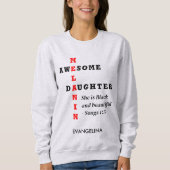 Sweatshirt BEAU MELANIN FILLE Christian (Devant)