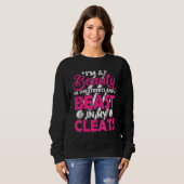Sweatshirt Beauté Beast Dans Mes Clefs Softball Player (Devant entier)