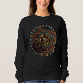 Sweatshirt Beautiful Geometric Dot Mandala  1 (Devant)