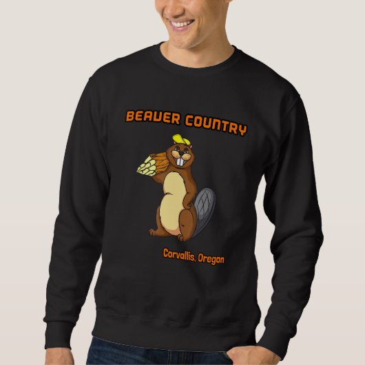 Sweatshirt Beaver Country Corvallis Oregon State College Beav (Devant)