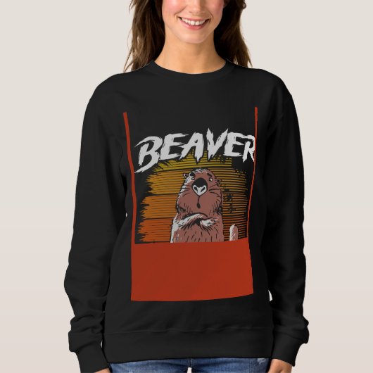 Sweatshirt Beaver Fever Backprint Beaver (Devant)