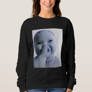 Sweatshirt Bébé Ai Tu Jures Mème Drôle Bébé Qui Rit Mème Br