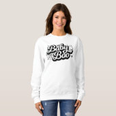 Sweatshirt Bébé Boo Halloween Femmes de base (Devant entier)