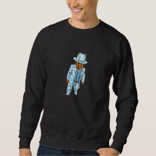 Sweatshirt Bébé Dans Un Costume Bleu Funny Dank Meme Zip