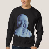 Sweatshirt Bébé de niche Mème Gen z Ai Viral Rire AI Rieur (Devant)