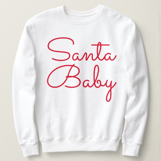 Sweatshirt Bébé de Père Noël (Design devant)