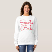 Sweatshirt Bébé de Père Noël (Devant entier)