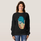 Sweatshirt Bébé Dinosaure (Devant entier)