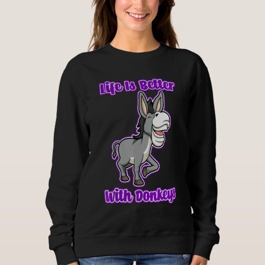 Sweatshirt Bébé Donkey Life Mule (Devant)