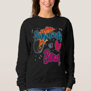 Sweatshirt Bébé Genre Révèle Des Brûlures Ou Des Bows