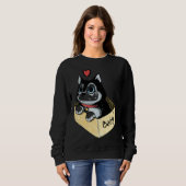 Sweatshirt Bébé Husky Actif (Devant entier)