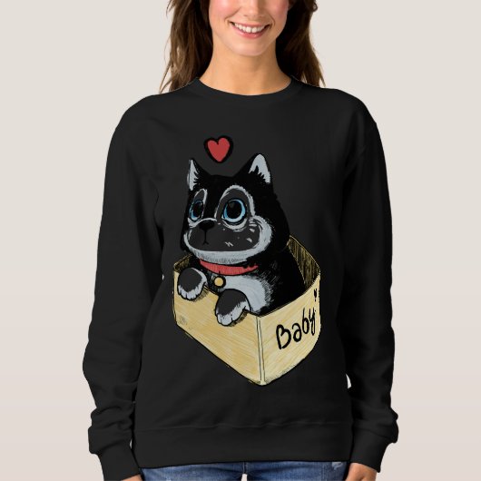 Sweatshirt Bébé Husky Actif (Devant)