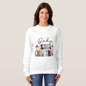 Sweatshirt Bébé Jésus Noël (Devant entier)