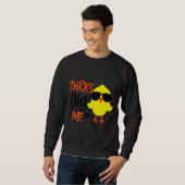 Sweatshirt Bébé mignon poulets poussin (Devant entier)