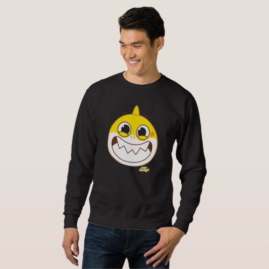 Sweatshirt Bébé requin souriant (Devant entier)