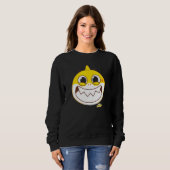 Sweatshirt Bébé requin souriant (Devant entier)