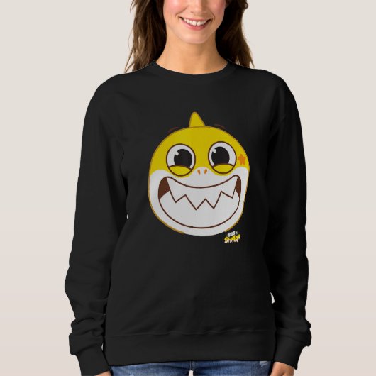 Sweatshirt Bébé requin souriant (Devant)