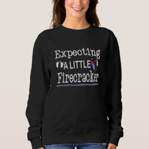 Sweatshirt Bébé S'Attend À Un Pirateur 4 juillet Indépendant