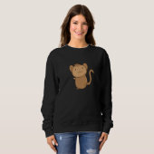 Sweatshirt Bébé singe (Devant entier)