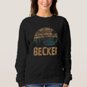 Sweatshirt Becker Vintage Sunset Distressed (Devant)