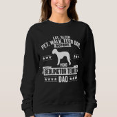 Sweatshirt Bedlington Terrier (Devant)