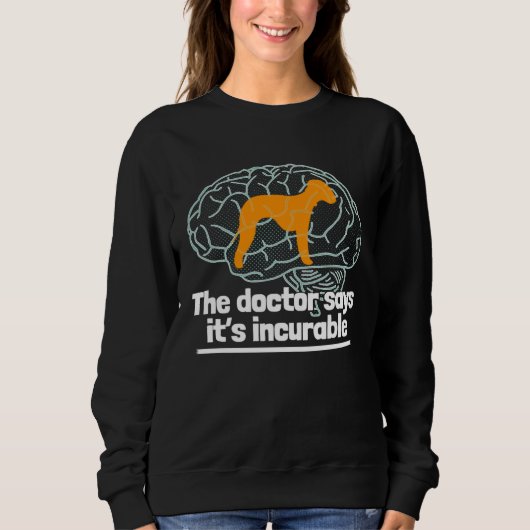 Sweatshirt Bedlington Terrier  2 (Devant)