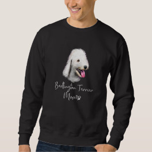 Sweatshirt Bedlington Terrier Maman mignonne Chien chiot prop