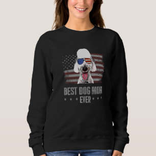 Sweatshirt Bedlington Terrier Meilleur Chien Maman Jamais Rét