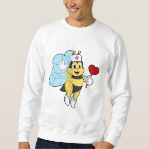 Sweatshirt Bee as Nurse with Heart.PNG