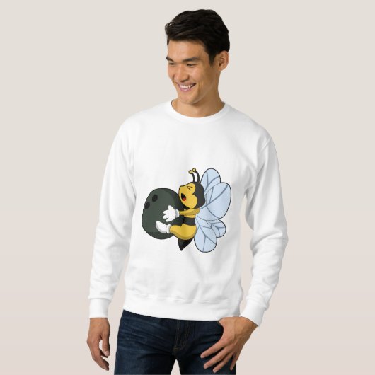 Sweatshirt Bee at Bowling (Devant entier)