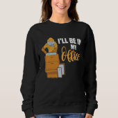 Sweatshirt Bee & Beehive is Work Office Bee keeper (Devant)