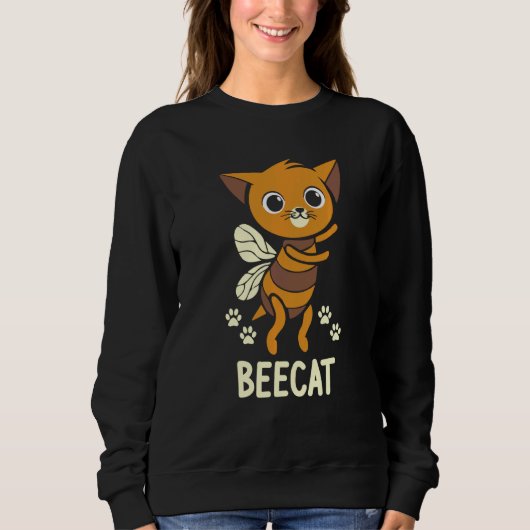 Sweatshirt Beekeeper Bee Bee Cat Pun Beecat (Devant)