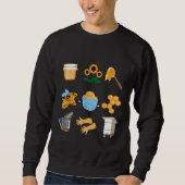 Sweatshirt Beekeeper Papa Honeybee For A Hobby Beekeeper (Devant)